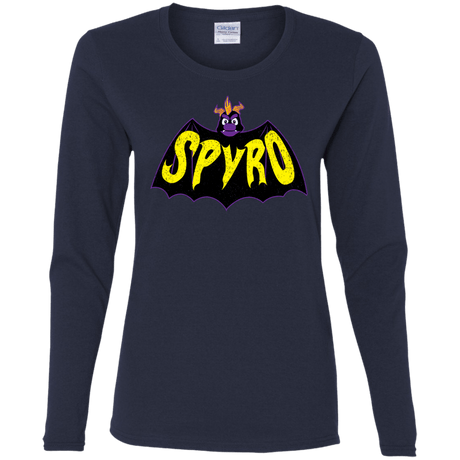 T-Shirts Navy / S Spyro Women's Long Sleeve T-Shirt