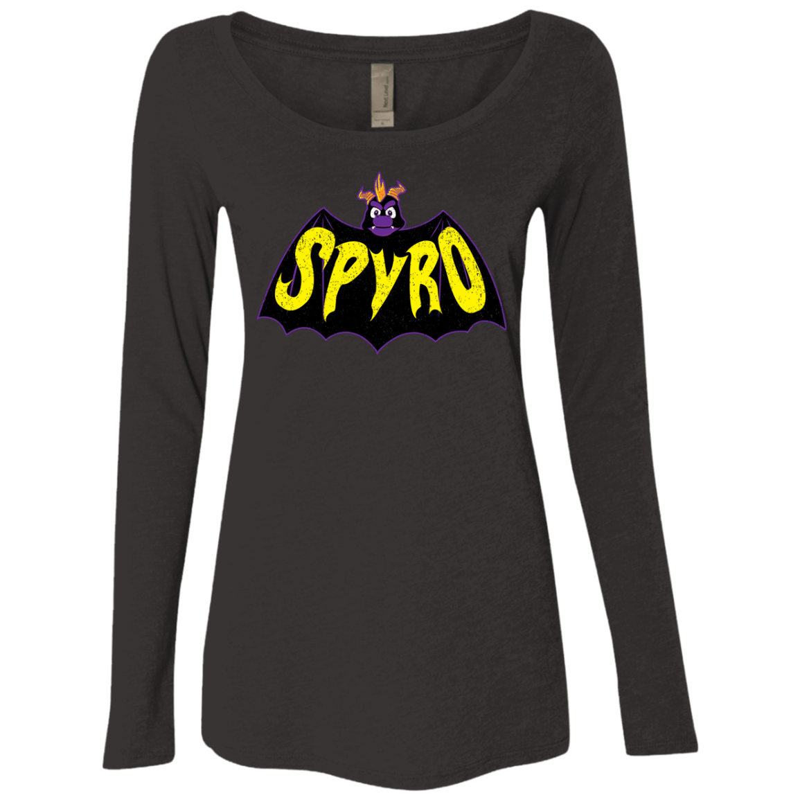 T-Shirts Vintage Black / S Spyro Women's Triblend Long Sleeve Shirt
