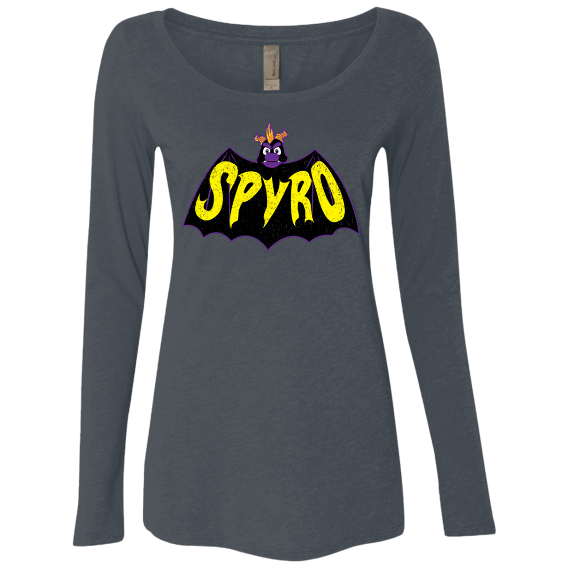 T-Shirts Vintage Navy / S Spyro Women's Triblend Long Sleeve Shirt