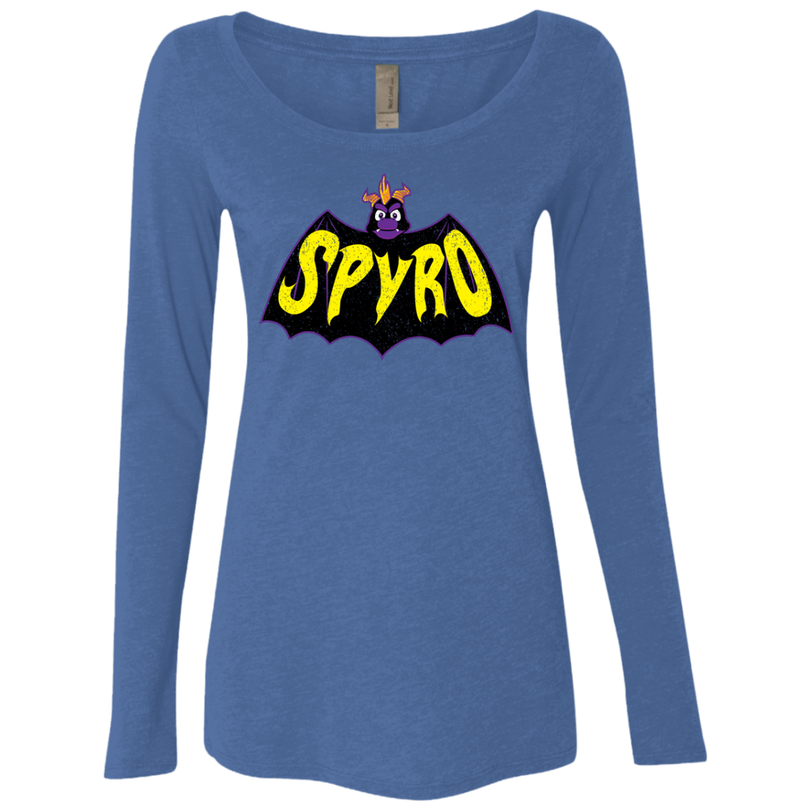 T-Shirts Vintage Royal / S Spyro Women's Triblend Long Sleeve Shirt