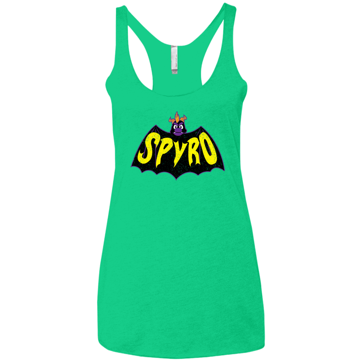 T-Shirts Envy / X-Small Spyro Women's Triblend Racerback Tank