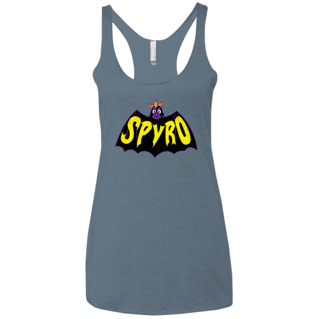 T-Shirts Indigo / X-Small Spyro Women's Triblend Racerback Tank