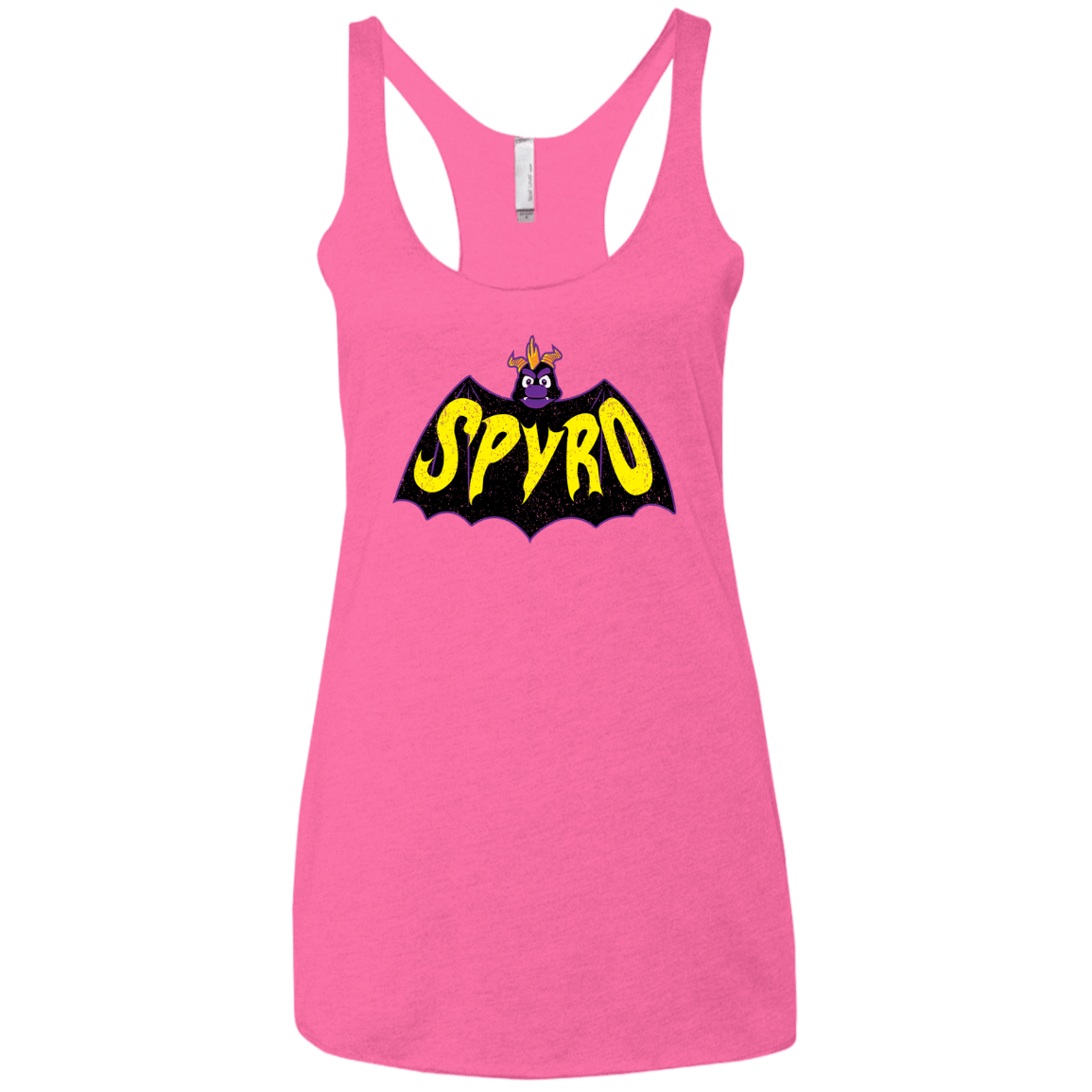 T-Shirts Vintage Pink / X-Small Spyro Women's Triblend Racerback Tank