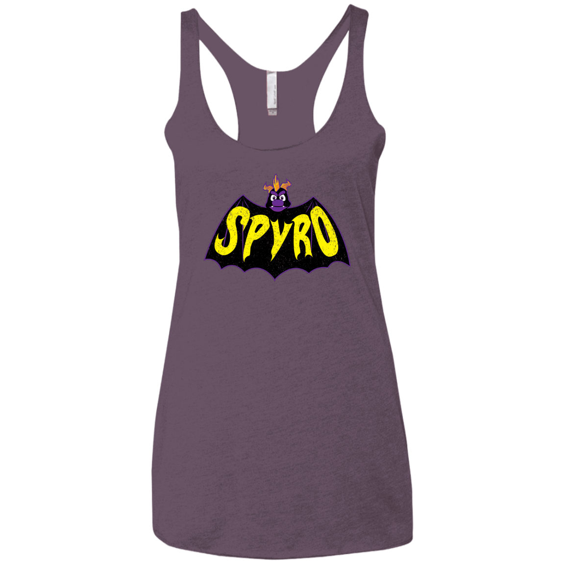 T-Shirts Vintage Purple / X-Small Spyro Women's Triblend Racerback Tank