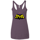T-Shirts Vintage Purple / X-Small Spyro Women's Triblend Racerback Tank