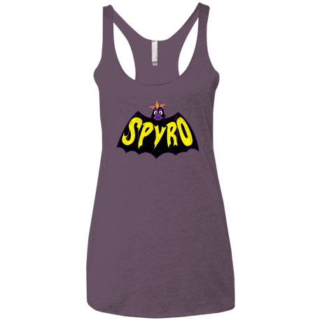 T-Shirts Vintage Purple / X-Small Spyro Women's Triblend Racerback Tank