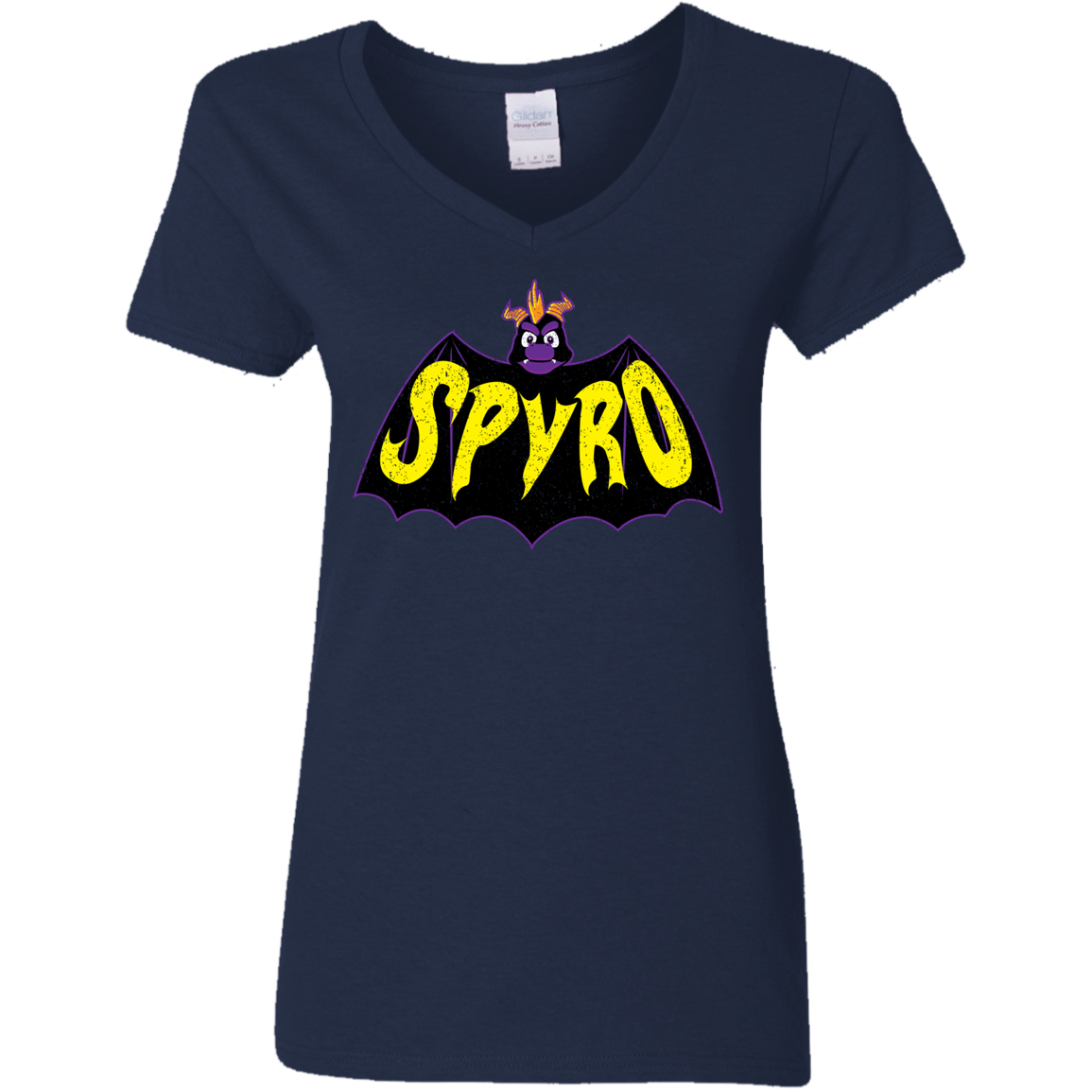 T-Shirts Navy / S Spyro Women's V-Neck T-Shirt