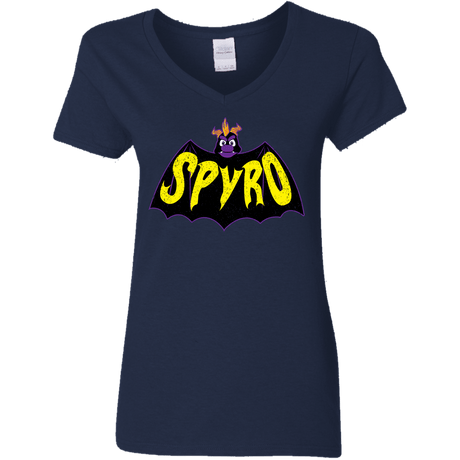 T-Shirts Navy / S Spyro Women's V-Neck T-Shirt