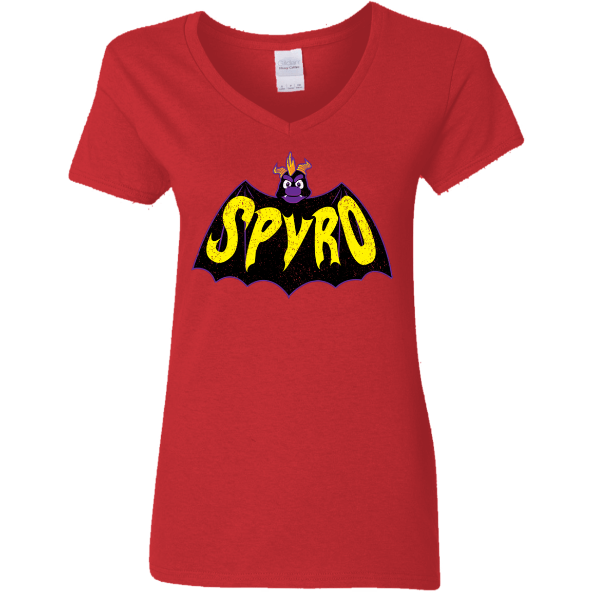 T-Shirts Red / S Spyro Women's V-Neck T-Shirt