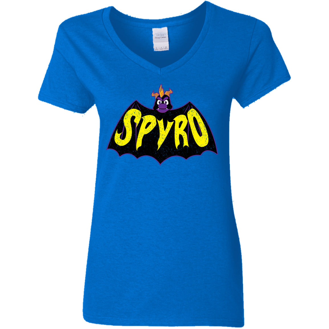 T-Shirts Royal / S Spyro Women's V-Neck T-Shirt