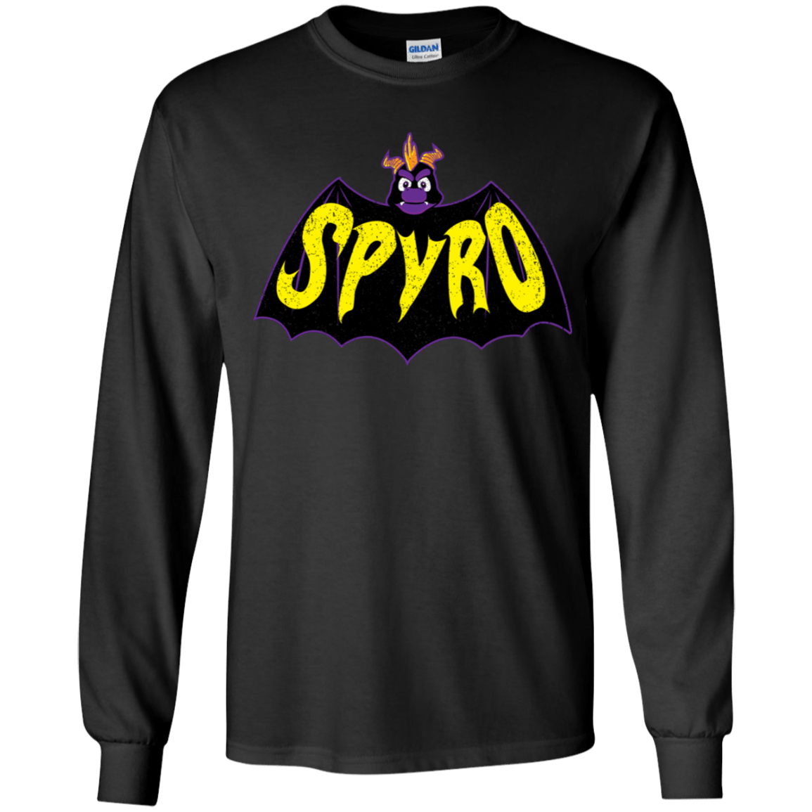 T-Shirts Black / YS Spyro Youth Long Sleeve T-Shirt