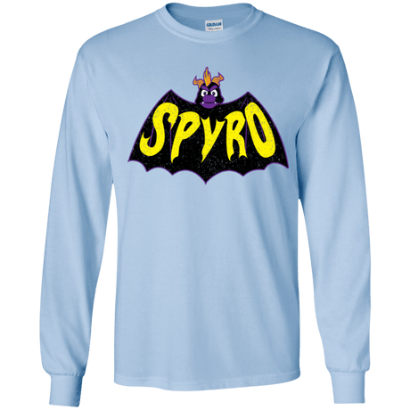 T-Shirts Light Blue / YS Spyro Youth Long Sleeve T-Shirt