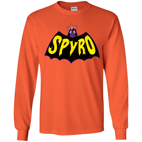 T-Shirts Orange / YS Spyro Youth Long Sleeve T-Shirt