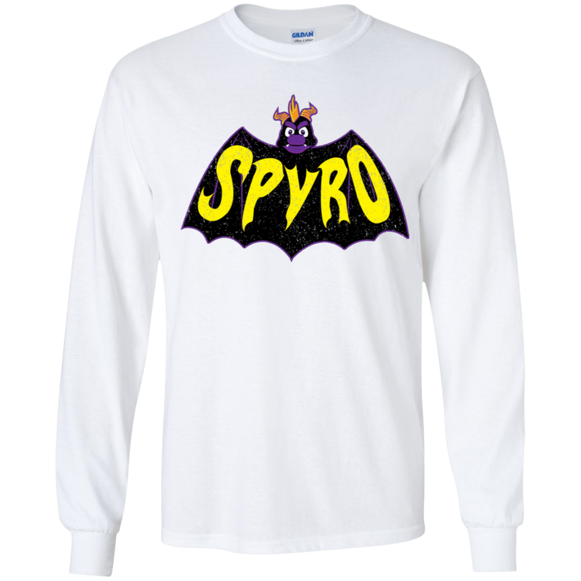 T-Shirts White / YS Spyro Youth Long Sleeve T-Shirt