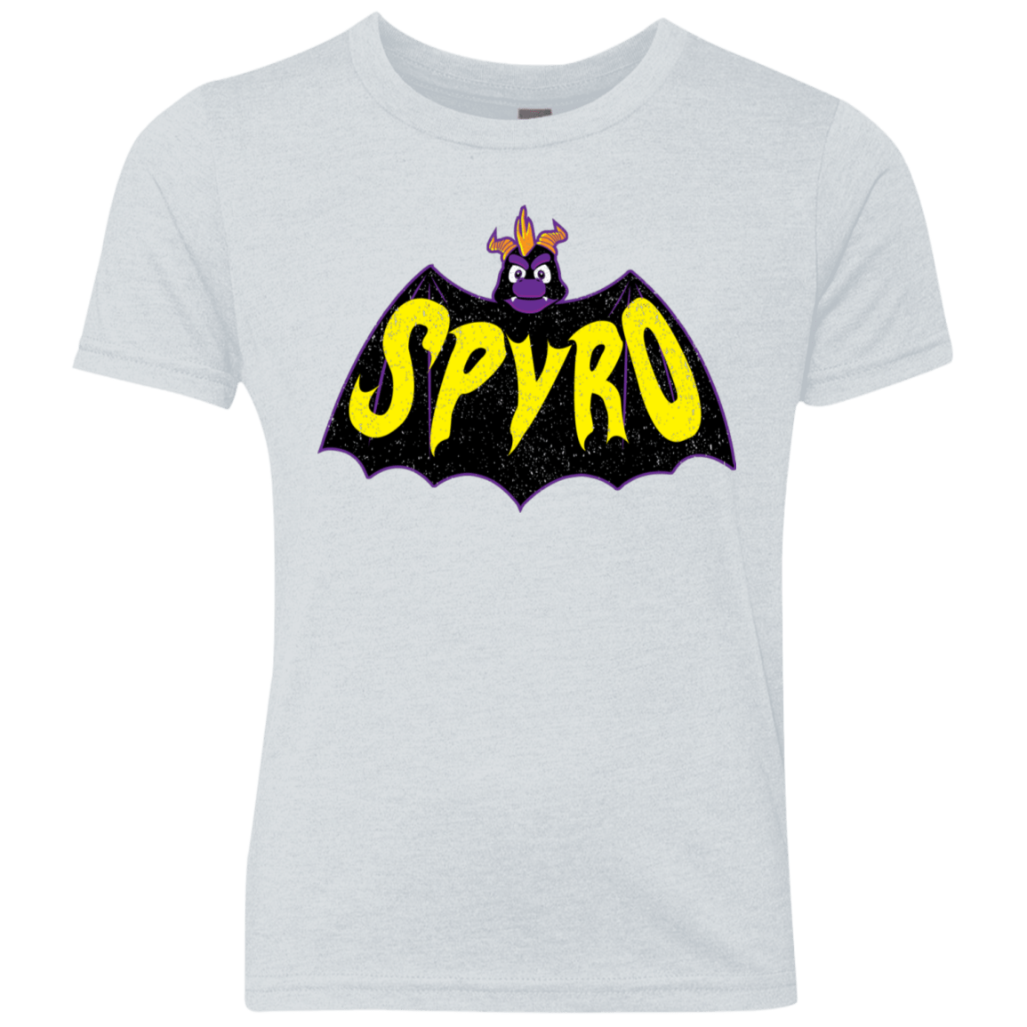T-Shirts Heather White / YXS Spyro Youth Triblend T-Shirt