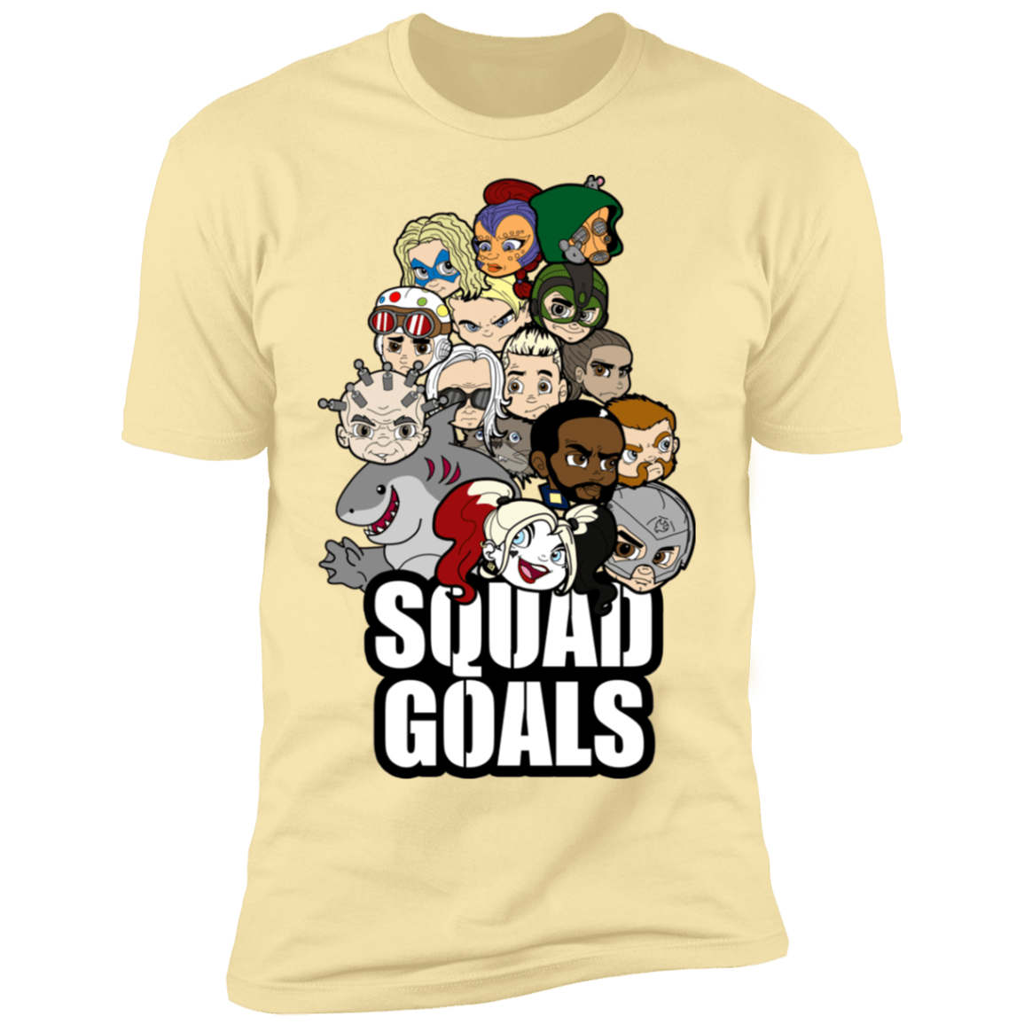 T-Shirts Banana Cream / S Squad Goals Men's Premium T-Shirt