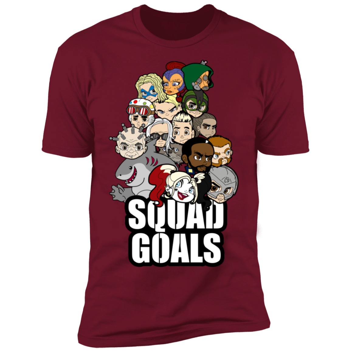 T-Shirts Cardinal / S Squad Goals Men's Premium T-Shirt