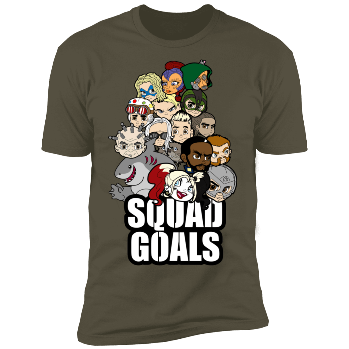 T-Shirts Military Green / S Squad Goals Men's Premium T-Shirt