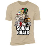 T-Shirts Sand / S Squad Goals Men's Premium T-Shirt