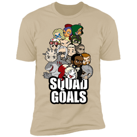 T-Shirts Sand / S Squad Goals Men's Premium T-Shirt