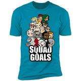 T-Shirts Turquoise / S Squad Goals Men's Premium T-Shirt