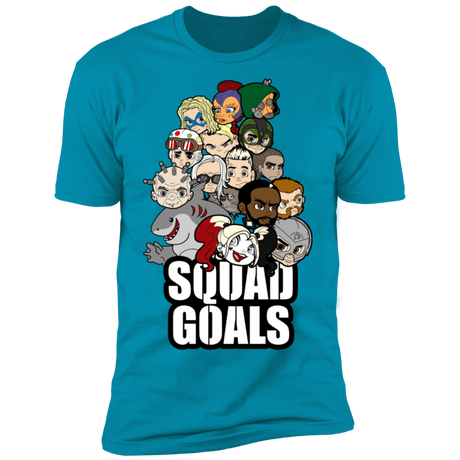 T-Shirts Turquoise / S Squad Goals Men's Premium T-Shirt
