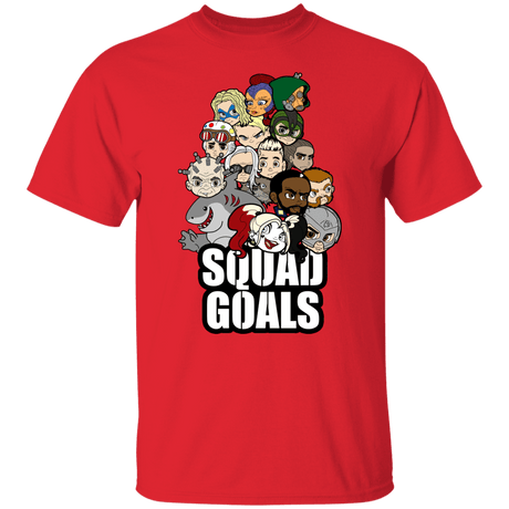 T-Shirts Red / S Squad Goals T-Shirt