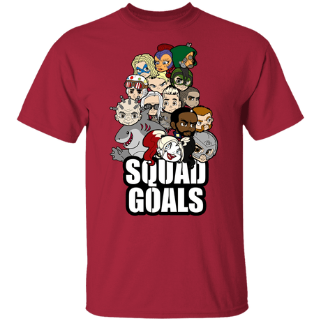 T-Shirts Cardinal / YXS Squad Goals Youth T-Shirt