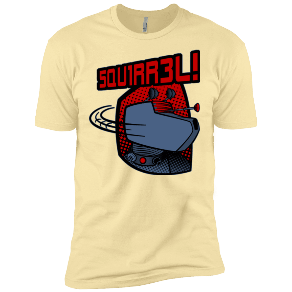 T-Shirts Banana Cream / X-Small Squirrel Men's Premium T-Shirt