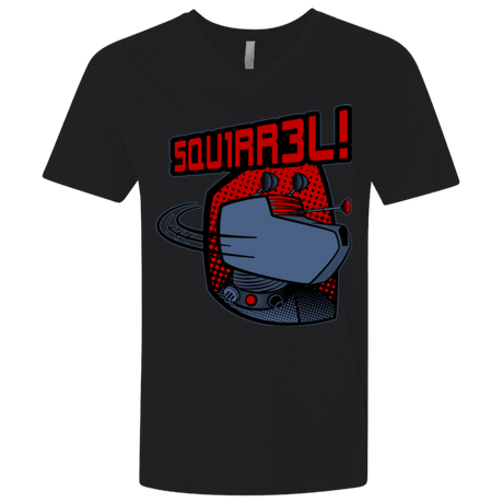 T-Shirts Black / X-Small Squirrel Men's Premium V-Neck
