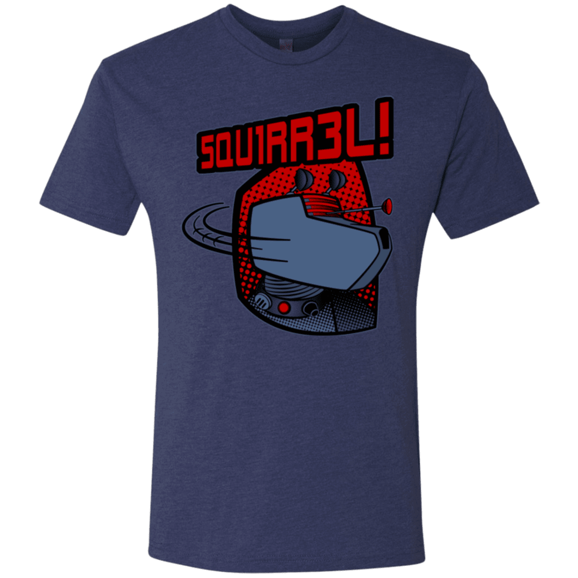 T-Shirts Vintage Navy / Small Squirrel Men's Triblend T-Shirt