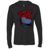 T-Shirts Vintage Black / X-Small Squirrel Triblend Long Sleeve Hoodie Tee