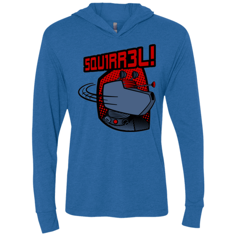 T-Shirts Vintage Royal / X-Small Squirrel Triblend Long Sleeve Hoodie Tee