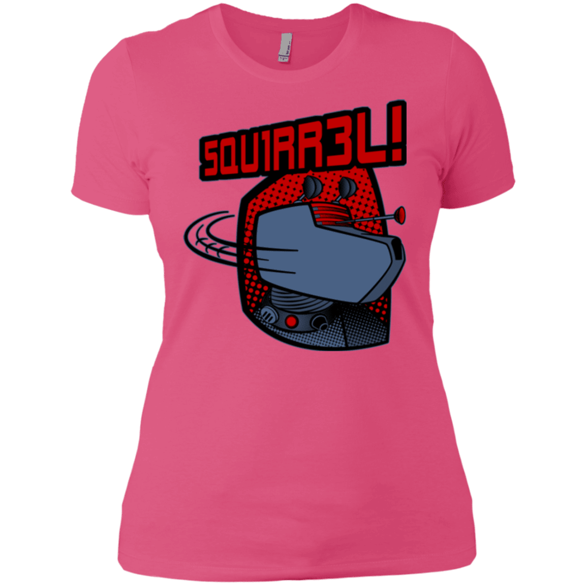 T-Shirts Hot Pink / X-Small Squirrel Women's Premium T-Shirt