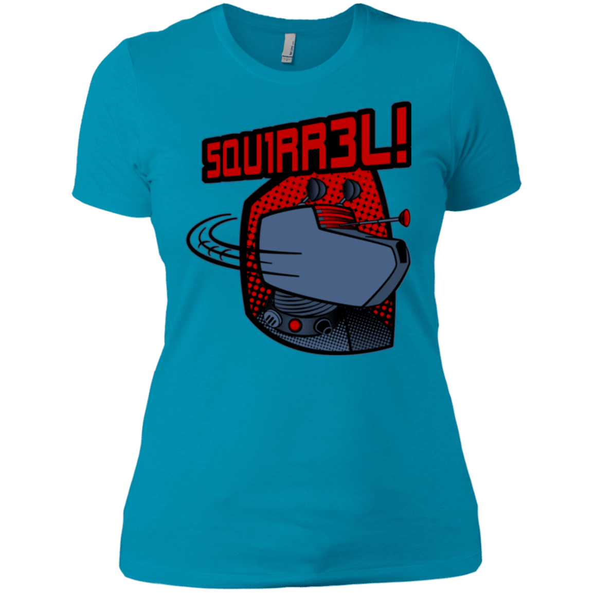 T-Shirts Turquoise / X-Small Squirrel Women's Premium T-Shirt