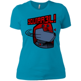 T-Shirts Turquoise / X-Small Squirrel Women's Premium T-Shirt