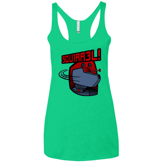 T-Shirts Envy / X-Small Squirrel Women's Triblend Racerback Tank