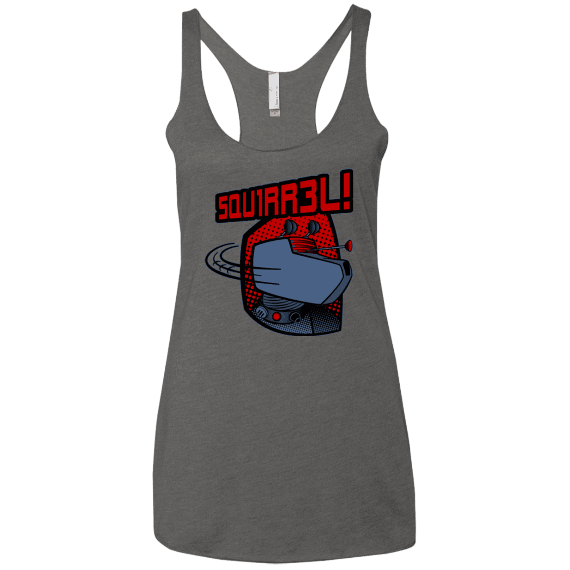 T-Shirts Premium Heather / X-Small Squirrel Women's Triblend Racerback Tank