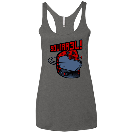T-Shirts Premium Heather / X-Small Squirrel Women's Triblend Racerback Tank