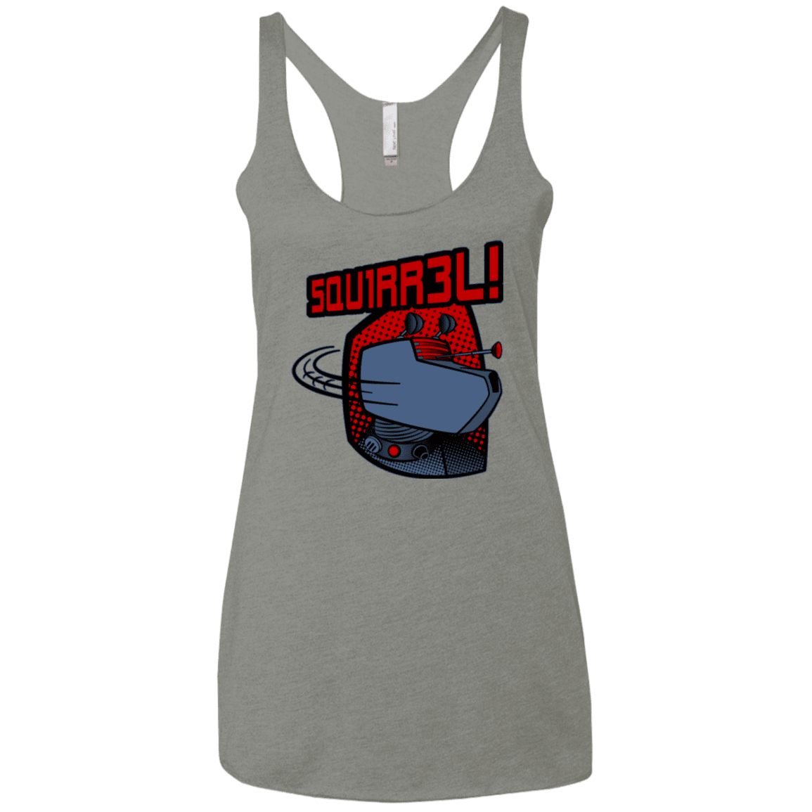 T-Shirts Venetian Grey / X-Small Squirrel Women's Triblend Racerback Tank