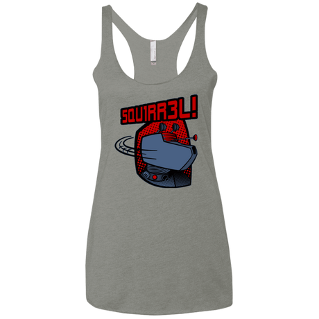 T-Shirts Venetian Grey / X-Small Squirrel Women's Triblend Racerback Tank