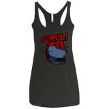 T-Shirts Vintage Black / X-Small Squirrel Women's Triblend Racerback Tank