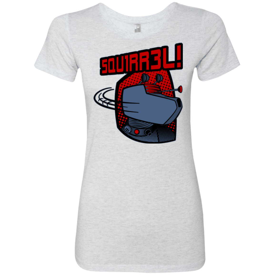 T-Shirts Heather White / Small Squirrel Women's Triblend T-Shirt