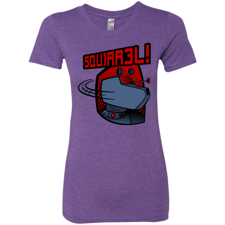 T-Shirts Purple Rush / Small Squirrel Women's Triblend T-Shirt