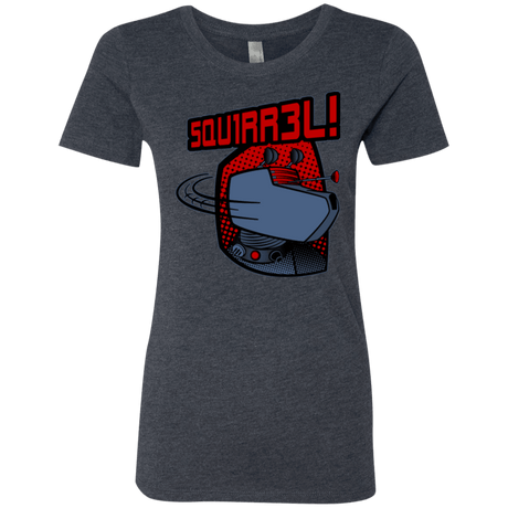 T-Shirts Vintage Navy / Small Squirrel Women's Triblend T-Shirt
