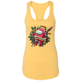 T-Shirts Banana Cream / X-Small SS Tattoo Ladies Ideal Racerback Tank