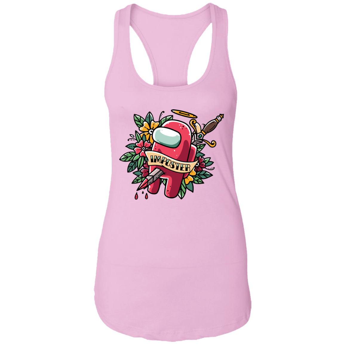 T-Shirts Lilac / X-Small SS Tattoo Ladies Ideal Racerback Tank