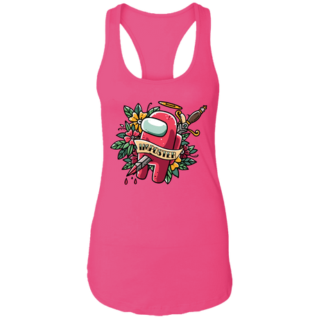 T-Shirts Raspberry / X-Small SS Tattoo Ladies Ideal Racerback Tank
