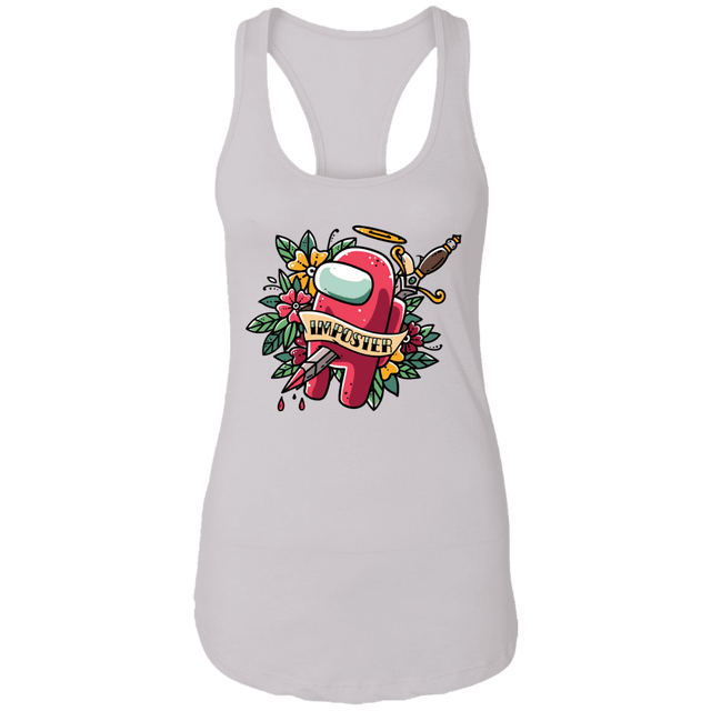 T-Shirts White / X-Small SS Tattoo Ladies Ideal Racerback Tank