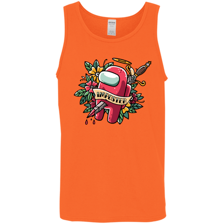 T-Shirts Orange / S SS Tattoo Men's Tank Top